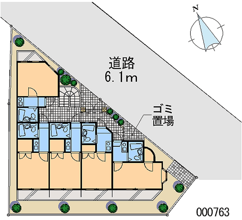 レオパレス蒲田 区画図
