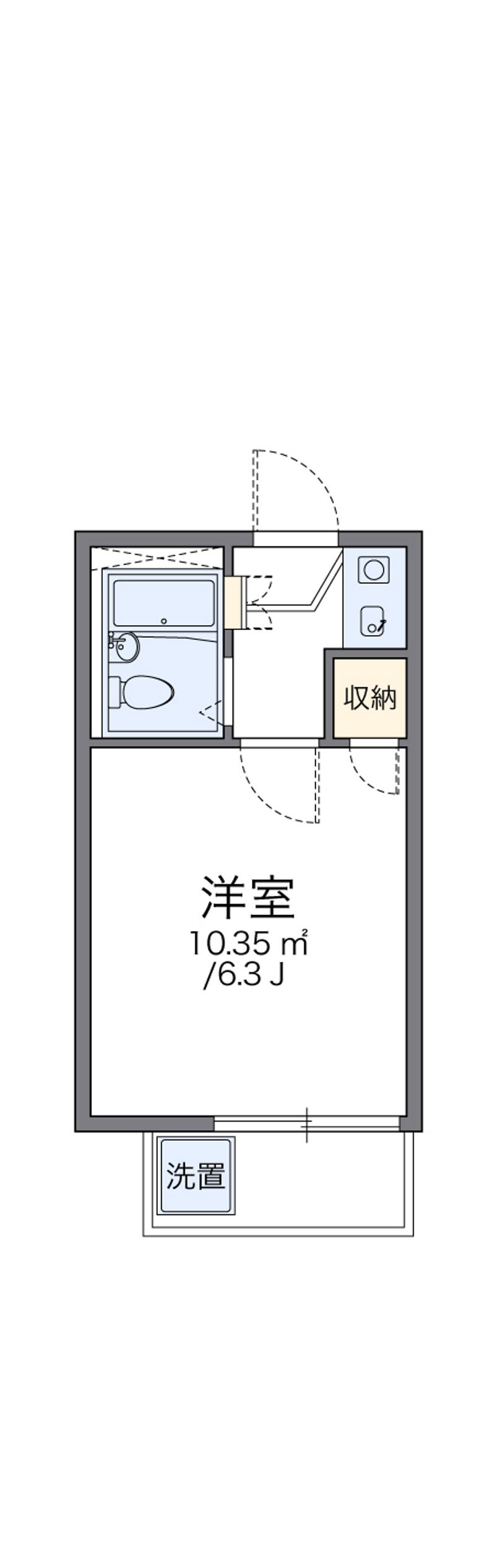 レオパレス岡崎第３ 間取図