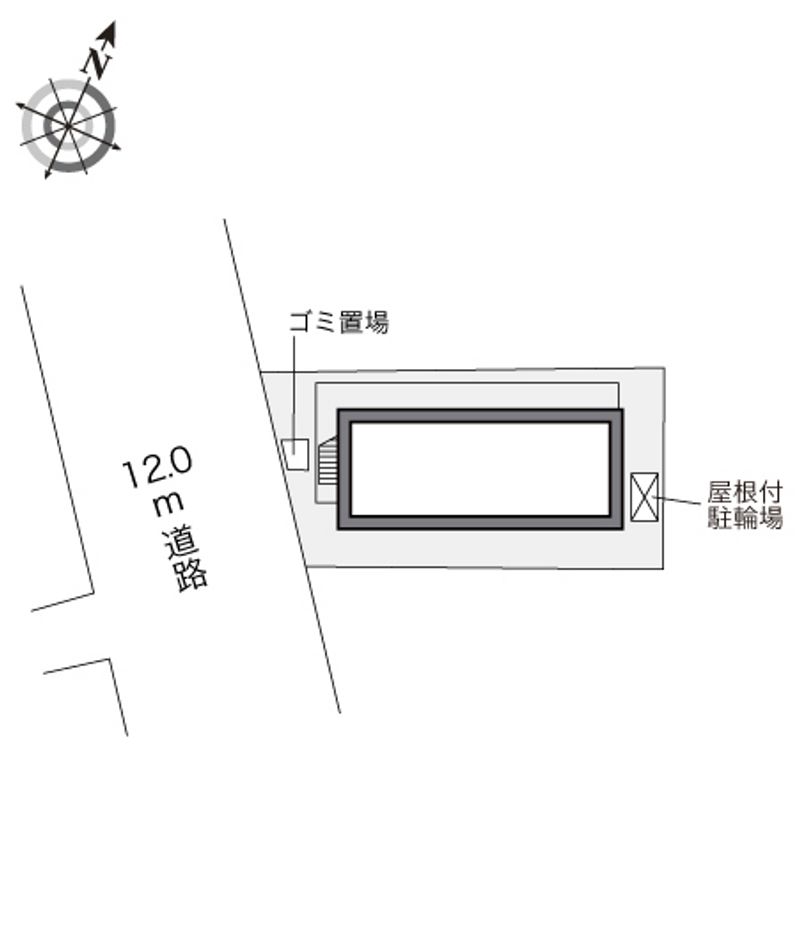 レオパレス藤 配置図