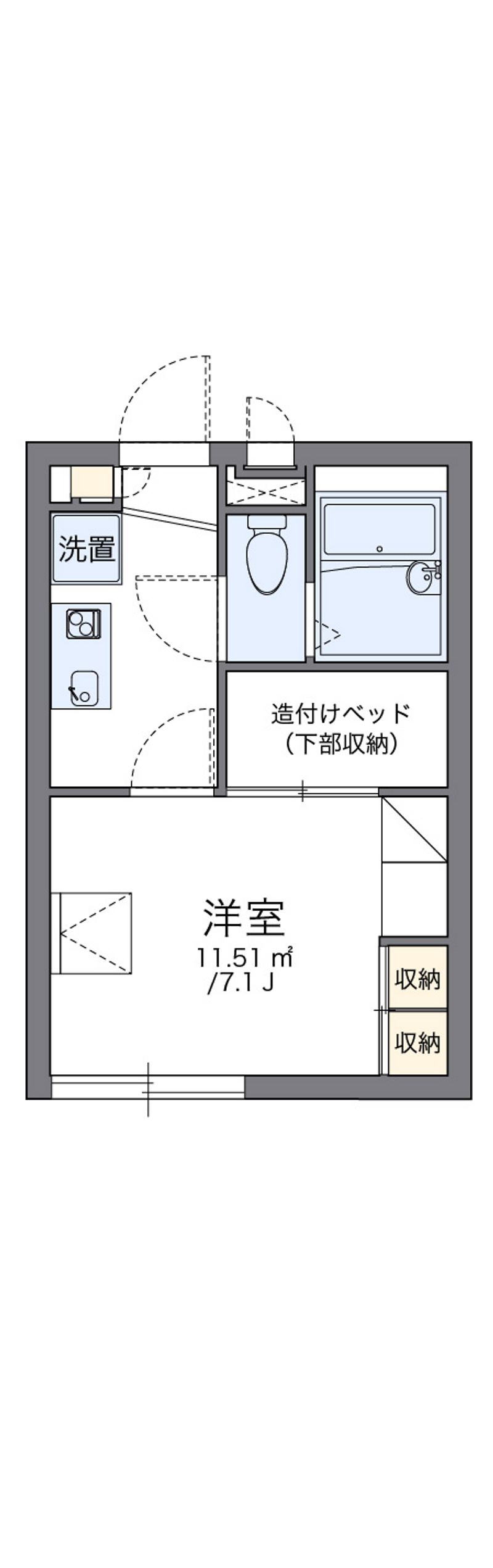 レオパレスプリマベーラ 間取図
