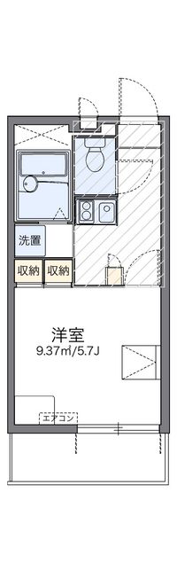 レオパレス１５ 間取り図