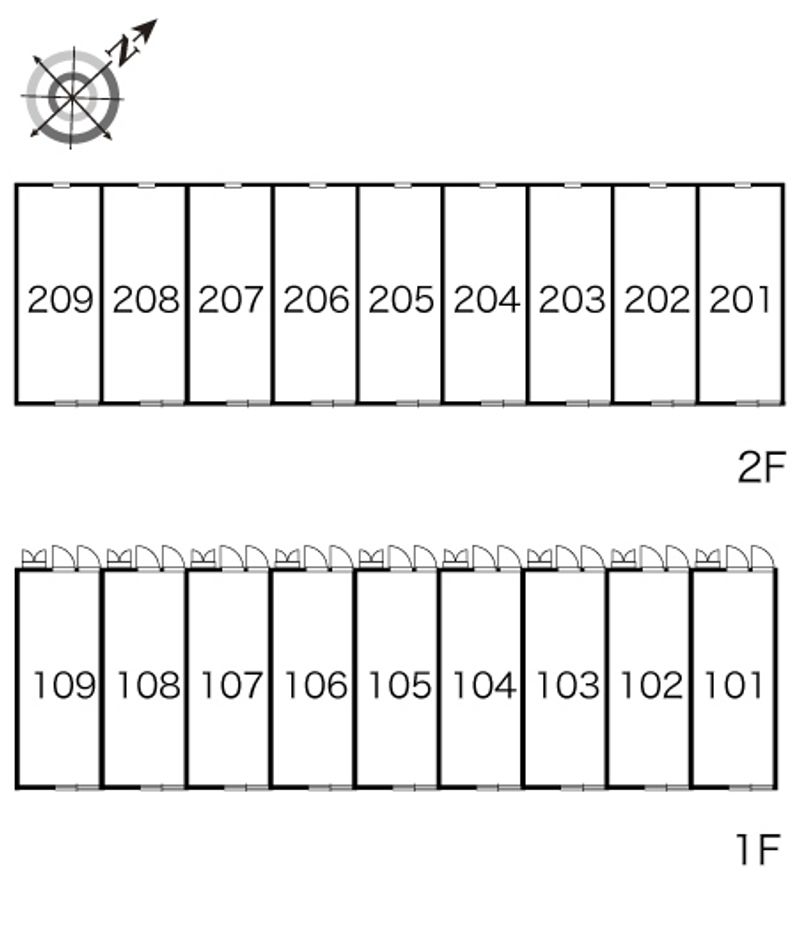 レオパレスＣ　Ｉ　Ｎ 間取り配置図