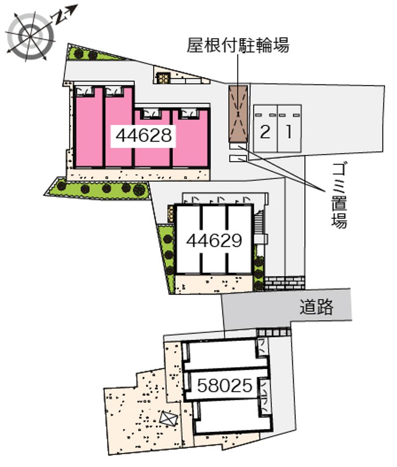 レオネクストパサージュⅠ 配置図