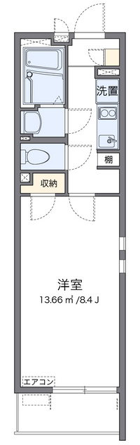 クレイノ志賀本通 間取り図