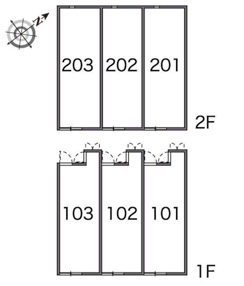 レオネクストメルシー西原 間取り配置図