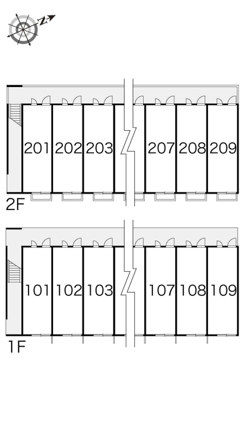 レオパレスＴＡＮＧＡＲＹＯ 間取り配置図