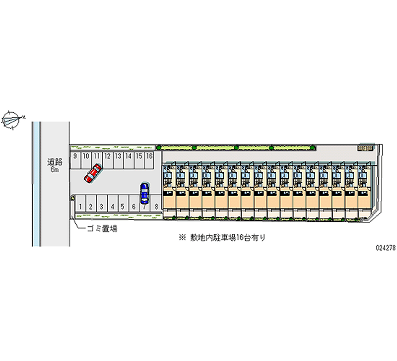 24278月租停車場