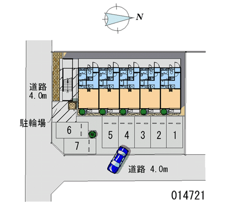 レオパレスたちばな 月極駐車場