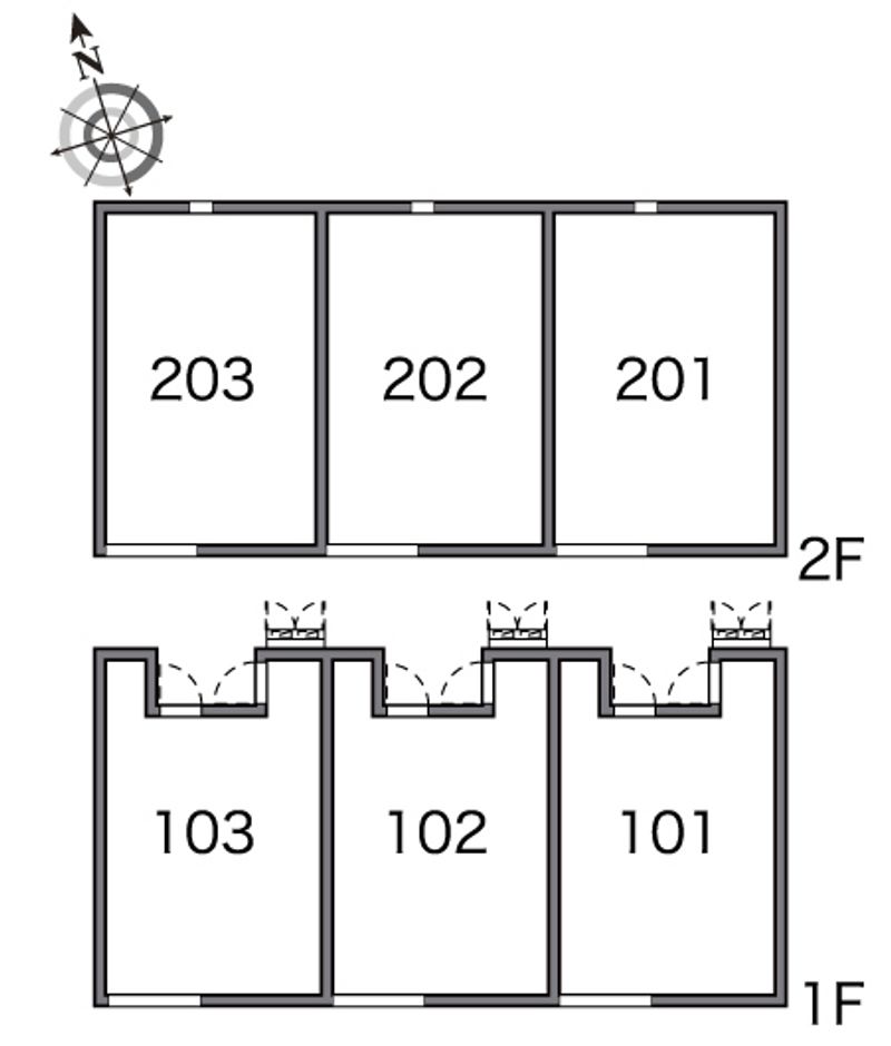 レオネクスト桜木 間取配置図