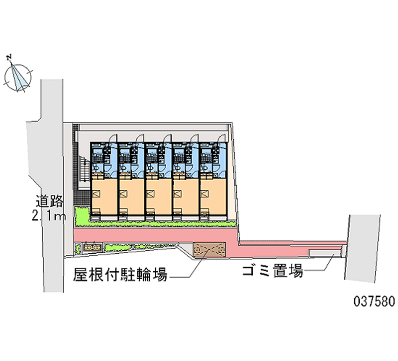 レオパレス小路ＫＢＴ 区画図