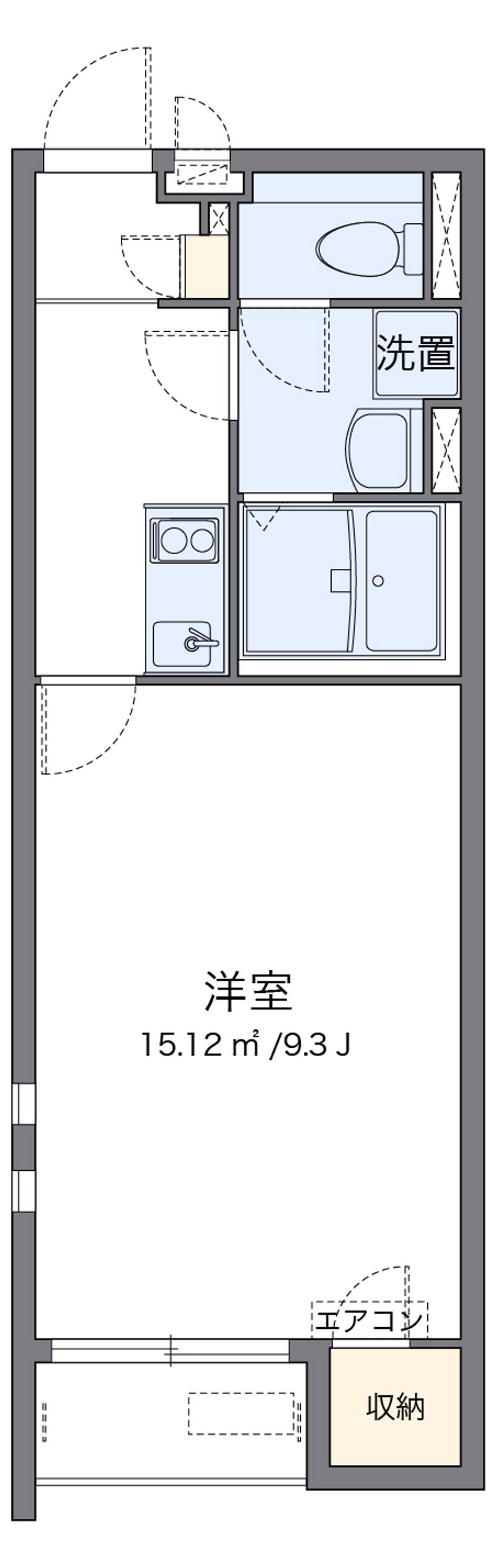 クレイノＴＯＢＡⅦ 間取図