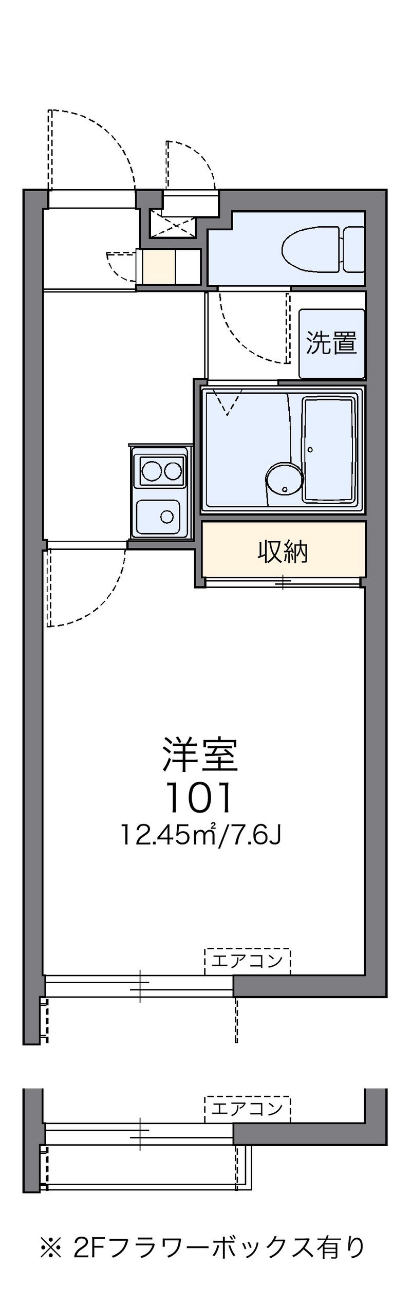 レオパレスＭＯＭＯ 間取図