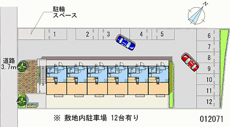 12071月租停车场