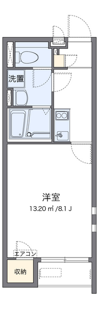 クレイノあさぎり 間取り図