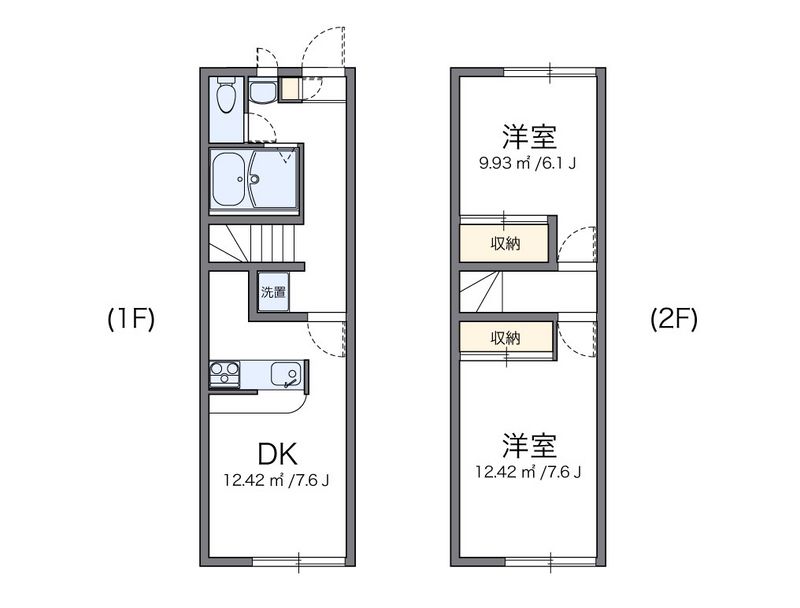 レオパレス佐賀Ⅱ 間取図