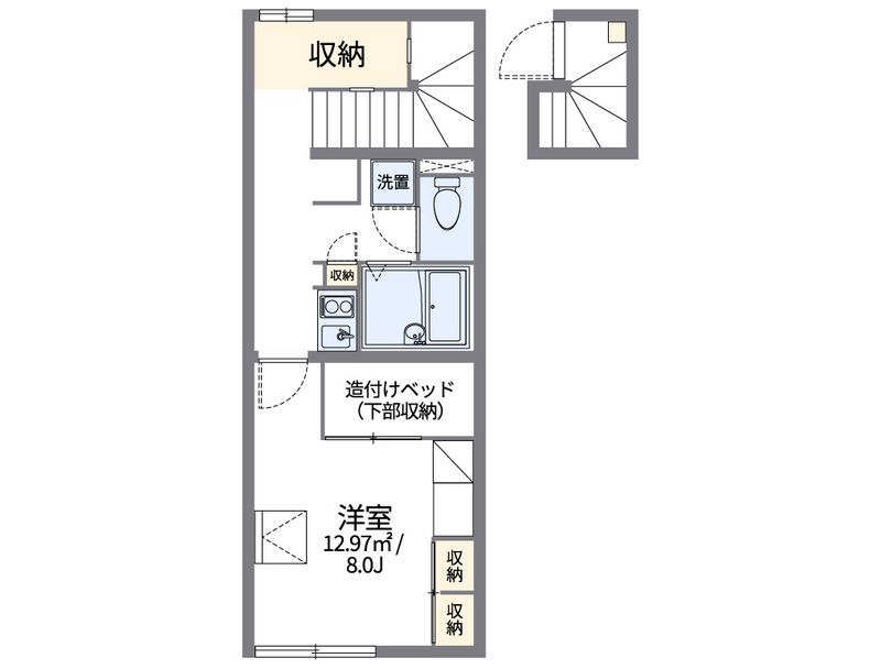 レオパレス長根Ｃ 間取図