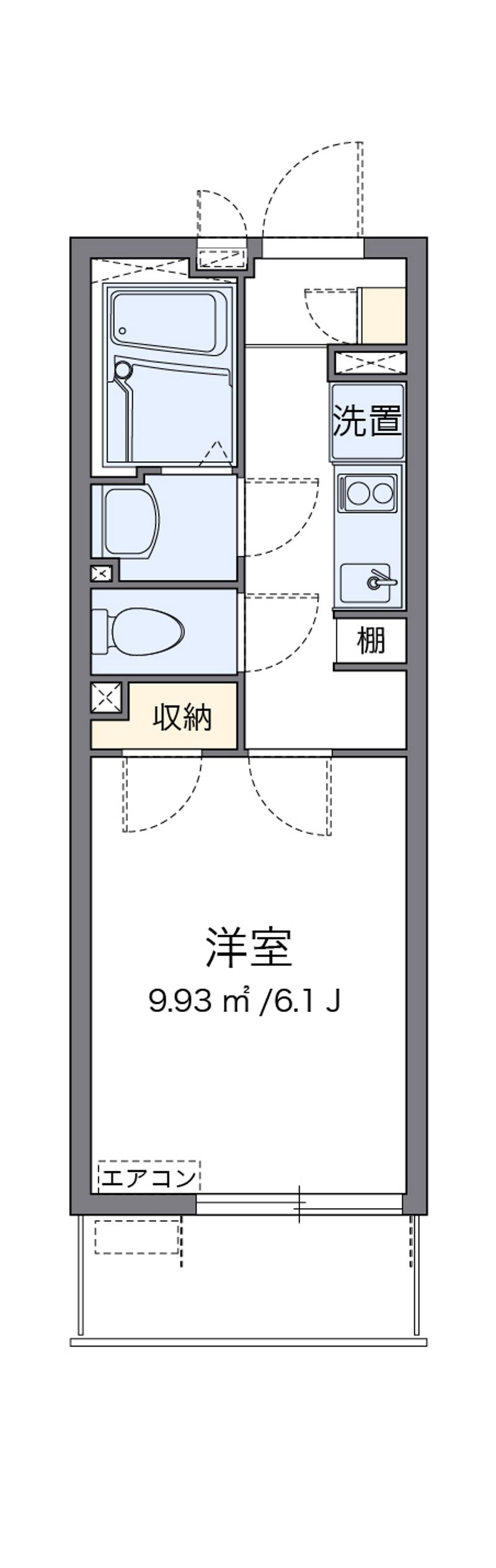 クレイノボナール 間取図