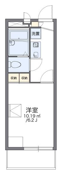 レオパレスアズール加美東 間取り図