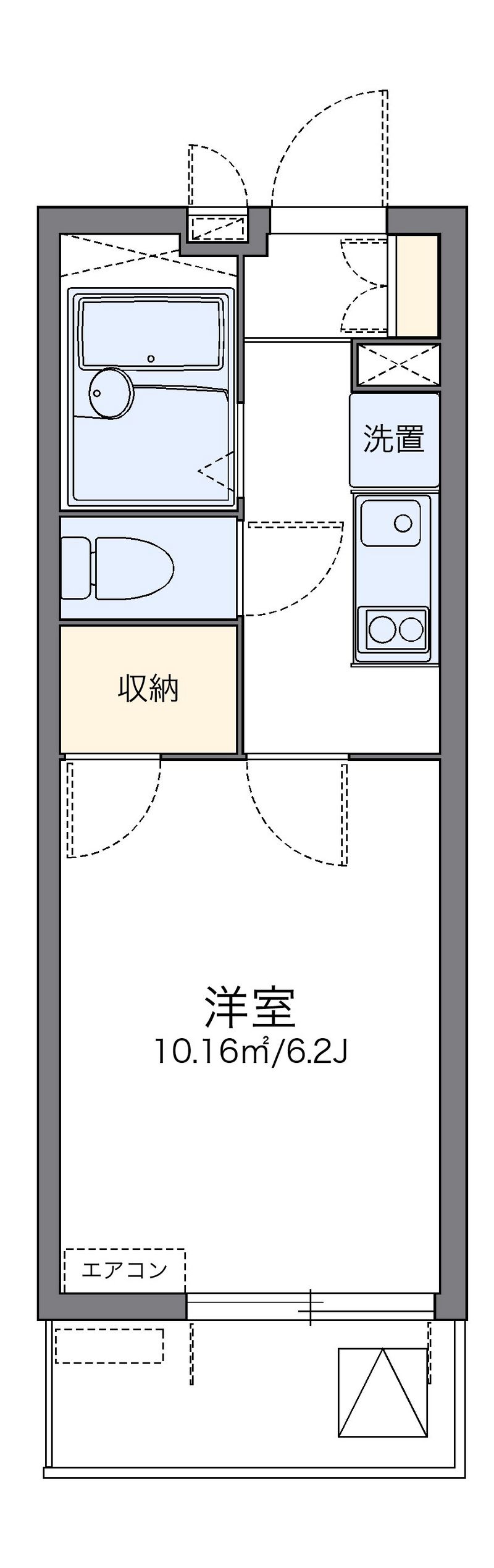 leopalace Asahi Floor plan