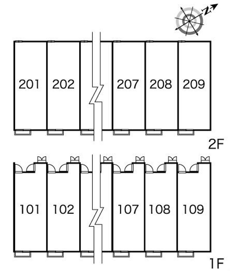 レオパレスエスペランサⅢ 間取配置図