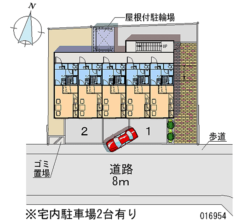 レオパレスドエル 区画図
