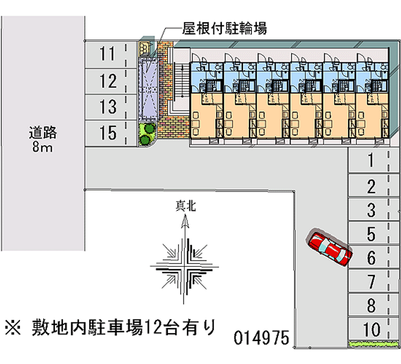 レオパレスあゆみ 月極駐車場