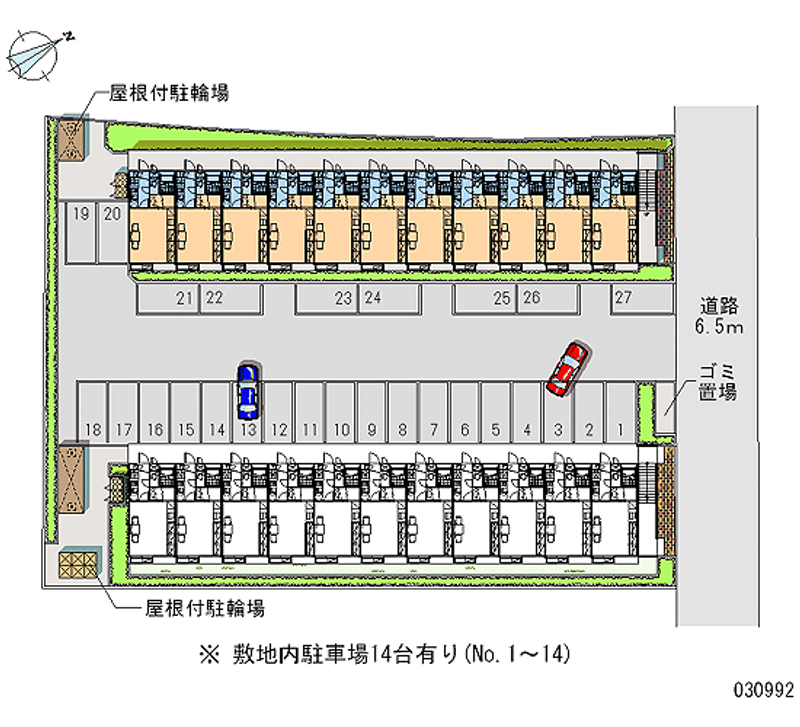 30992 Monthly parking lot