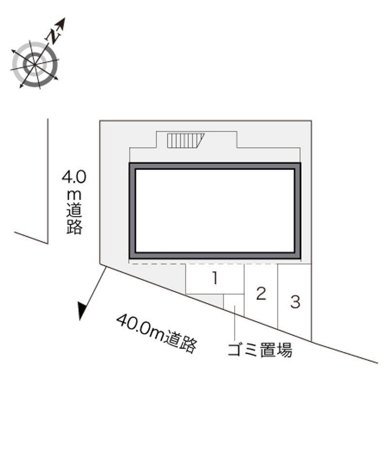 レオパレスくまい 配置図