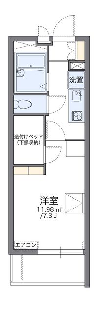 レオパレス本町　Ａｖｅ 間取り図