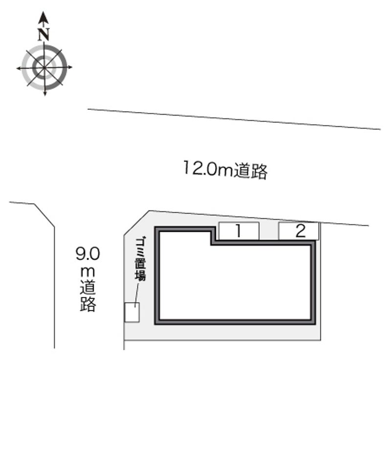 レオパレスエトワール 配置図