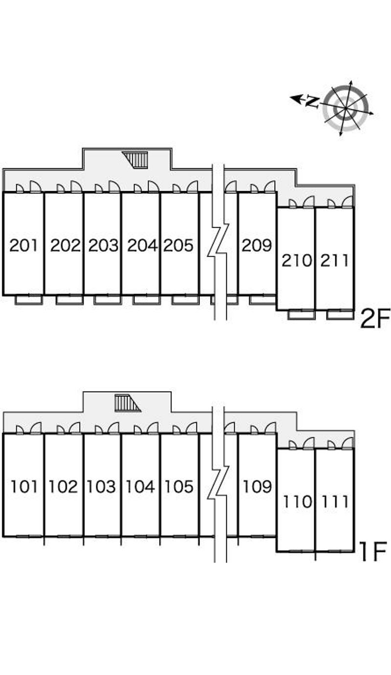 レオパレスＴＹＫ 間取配置図