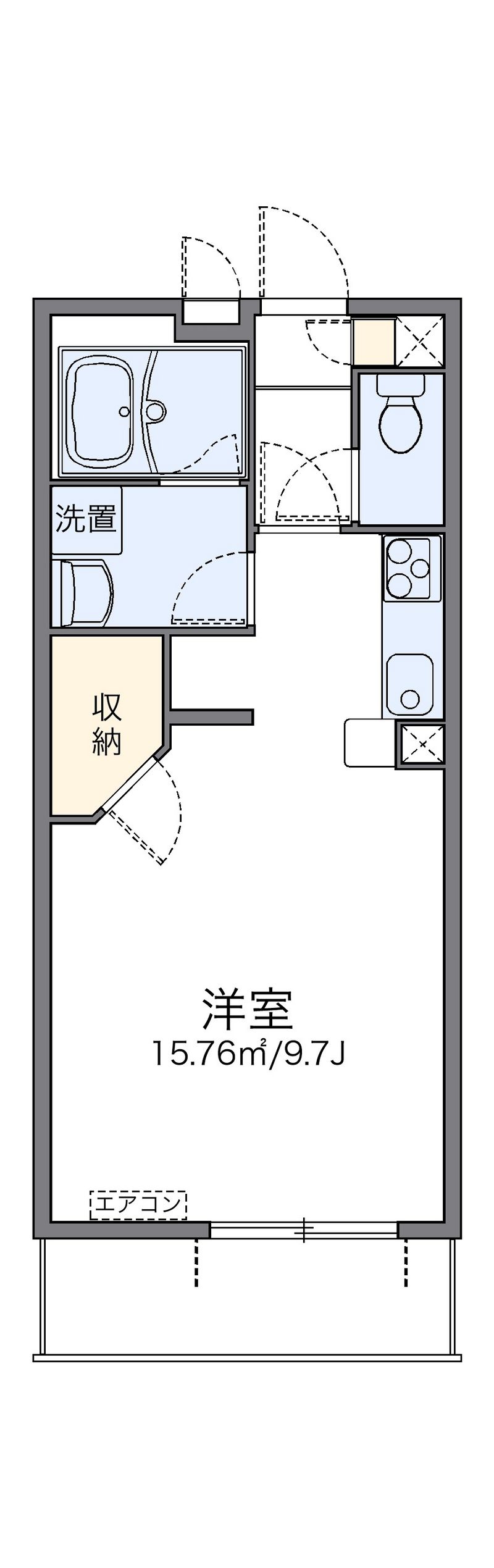 レオネクストナクティ 間取図