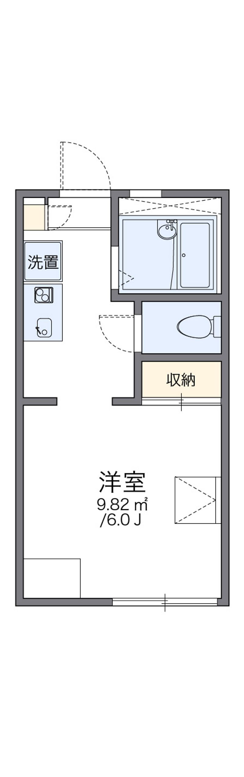 レオパレスメゾン　ド　秋葉 間取図