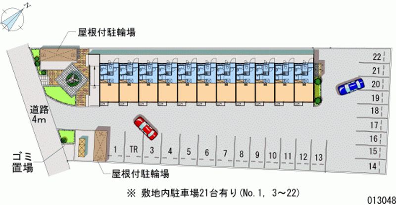 レオパレス大堀 月極駐車場