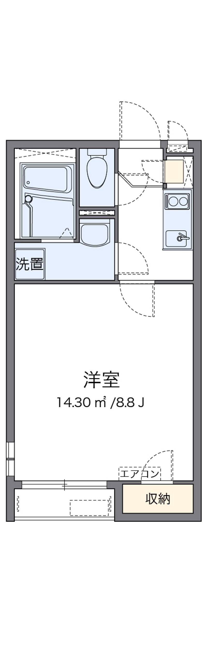 クレイノリエラ 間取図