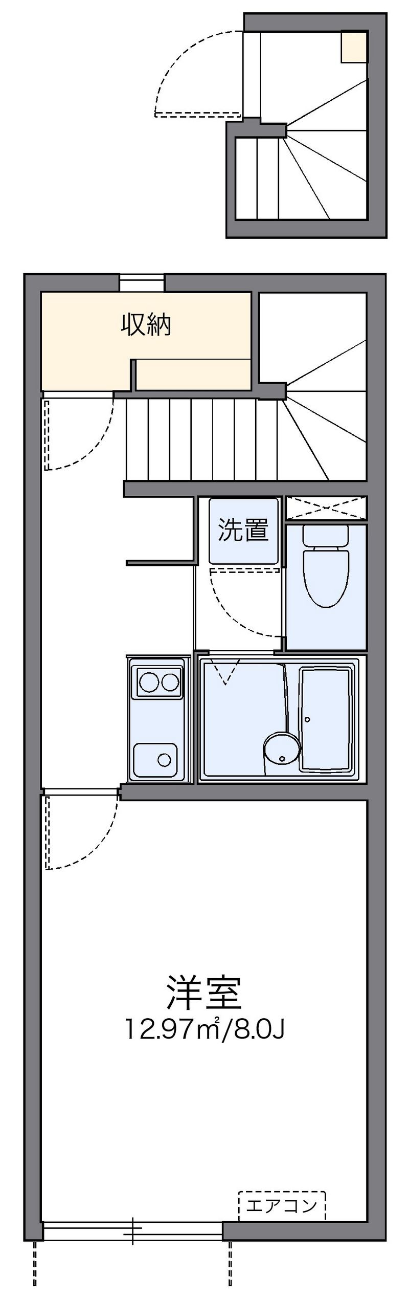 レオネクストＳＡＤＡ１ 間取図