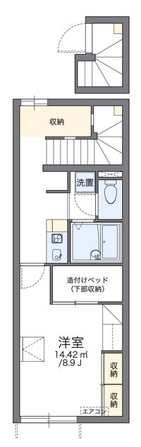 レオパレスサクシード 間取り図