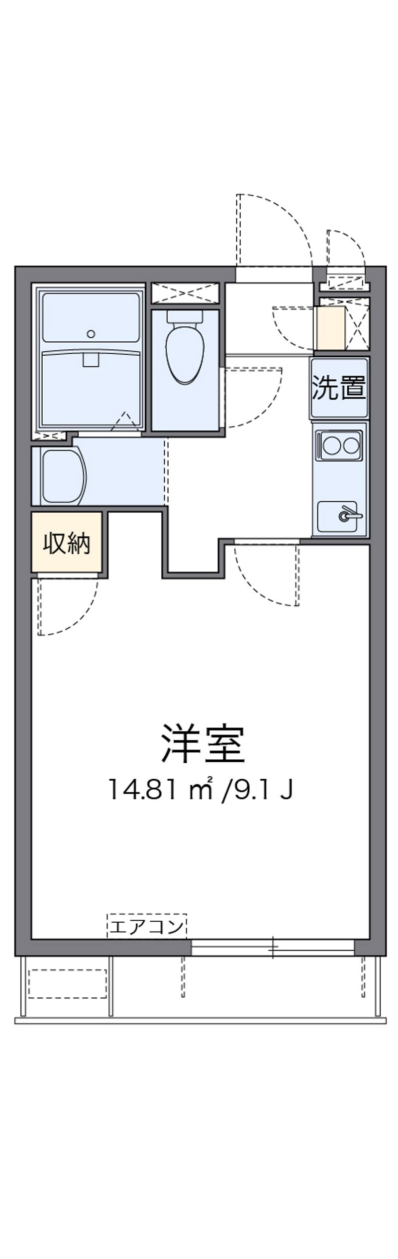 クレイノアルページュⅡ 間取図
