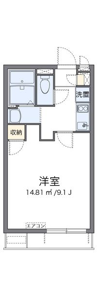 クレイノアルページュⅡ 間取り図