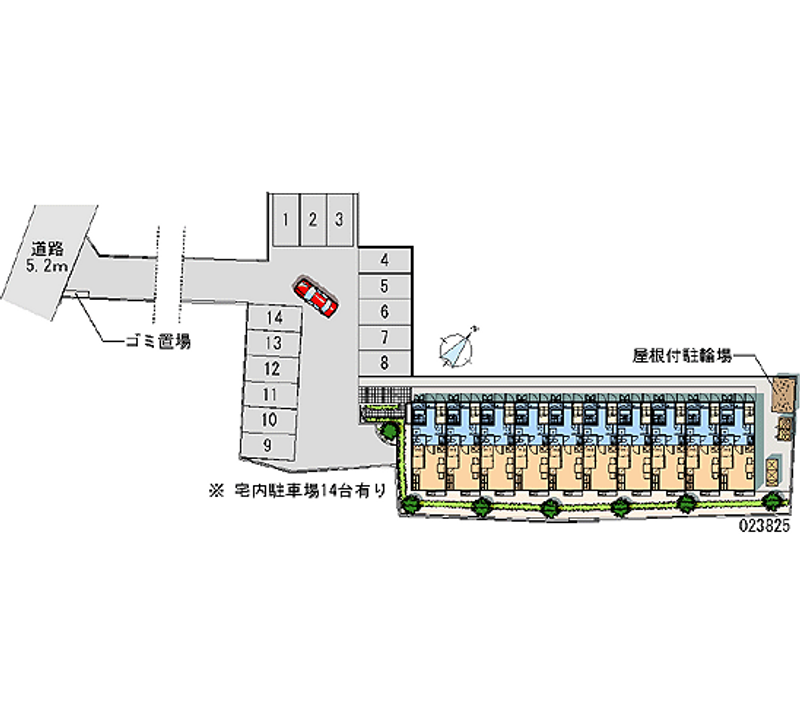 23825 bãi đậu xe hàng tháng