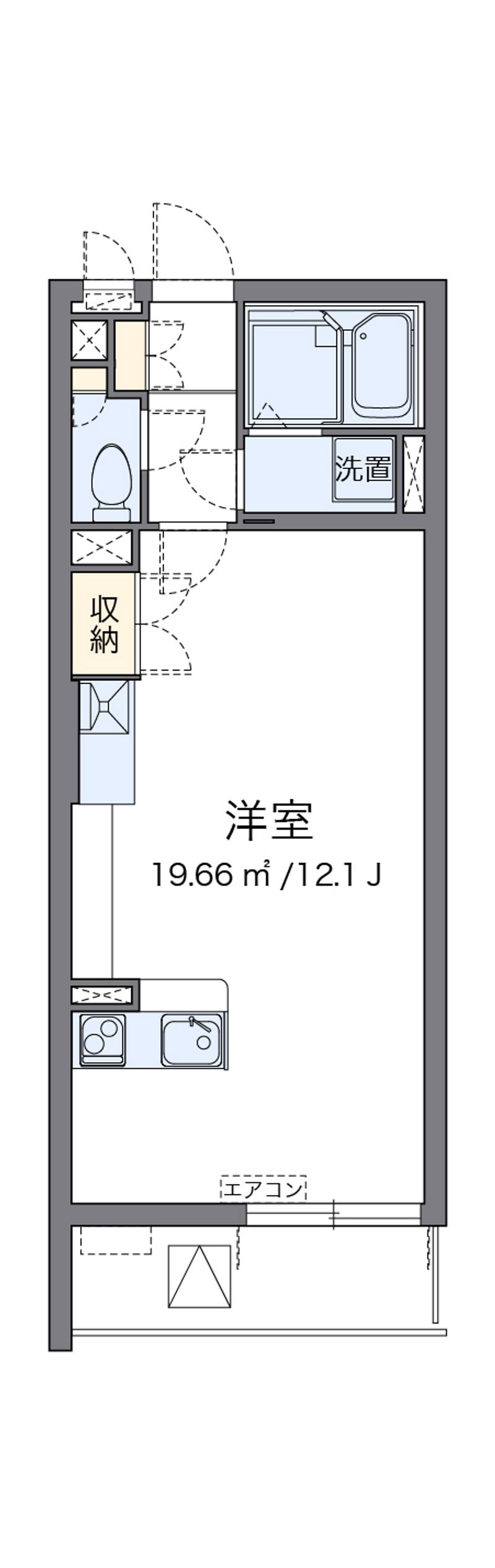 ミランダクレールコート新里 間取り
