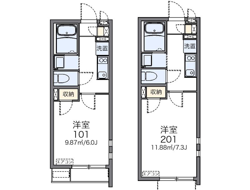 レオパレスヴィブレ 間取り