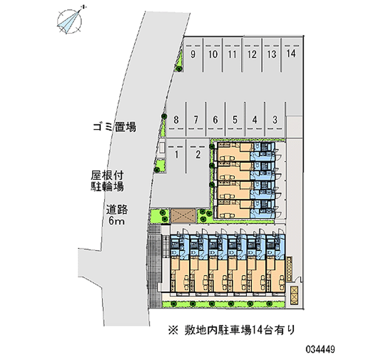 34449 Monthly parking lot