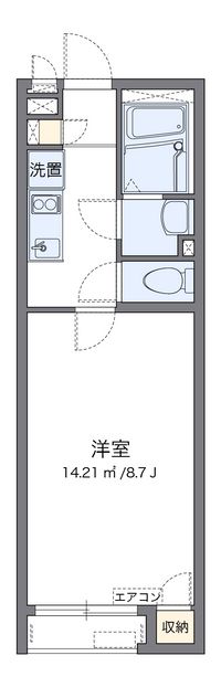 クレイノＰＯＰ花田 間取り図