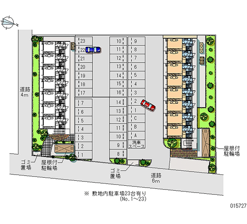 15727 Monthly parking lot