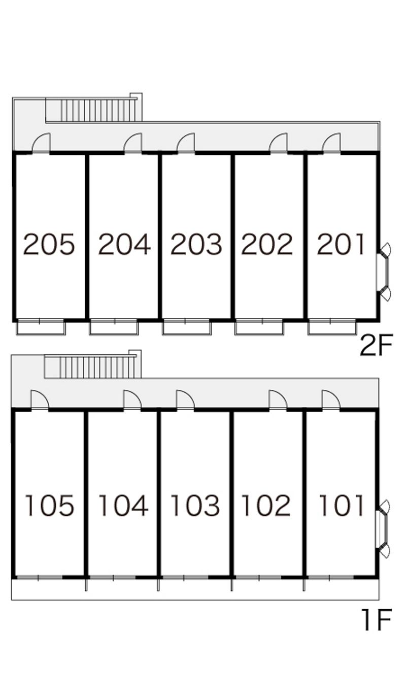 レオパレスフラワーアイランド 間取り配置図