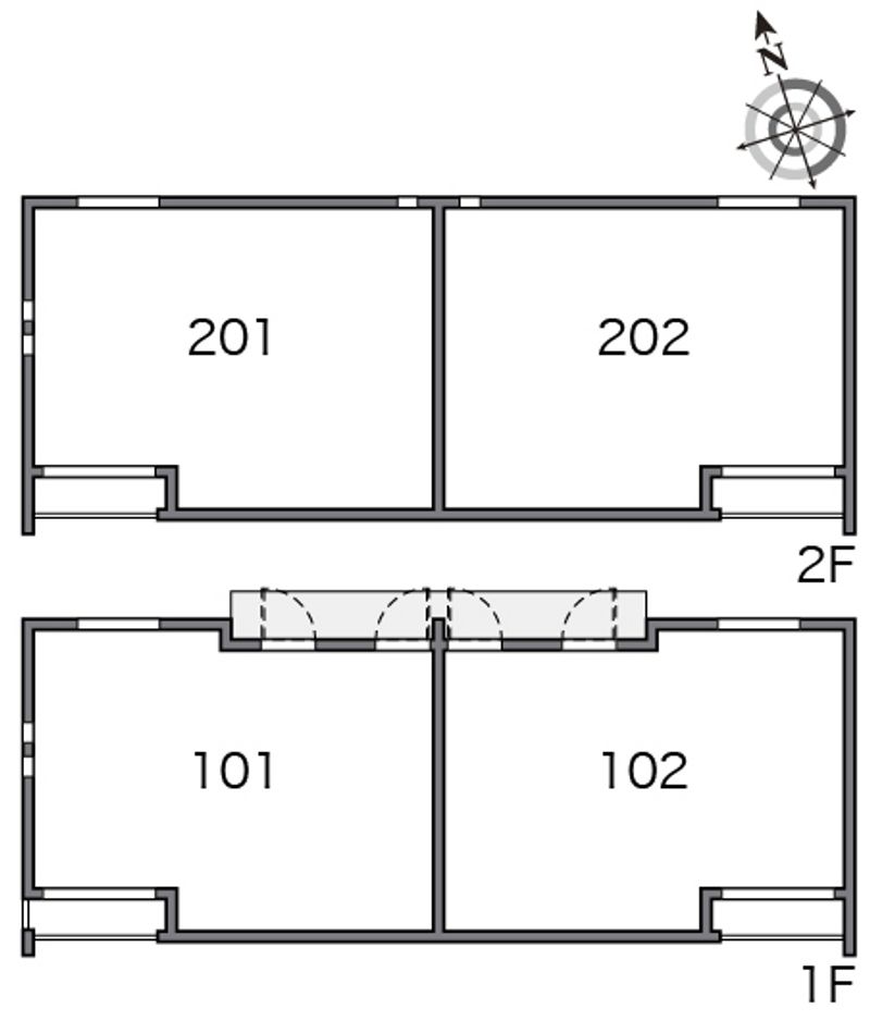 クレイノ高円寺の杜 間取配置図