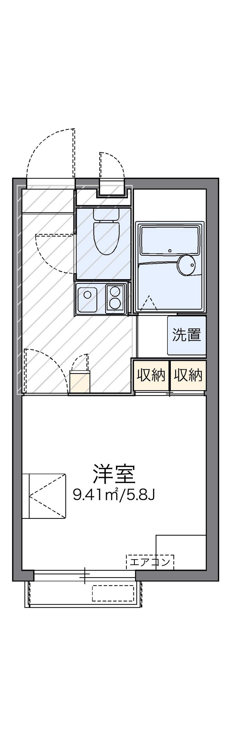レオパレスマロン 間取り