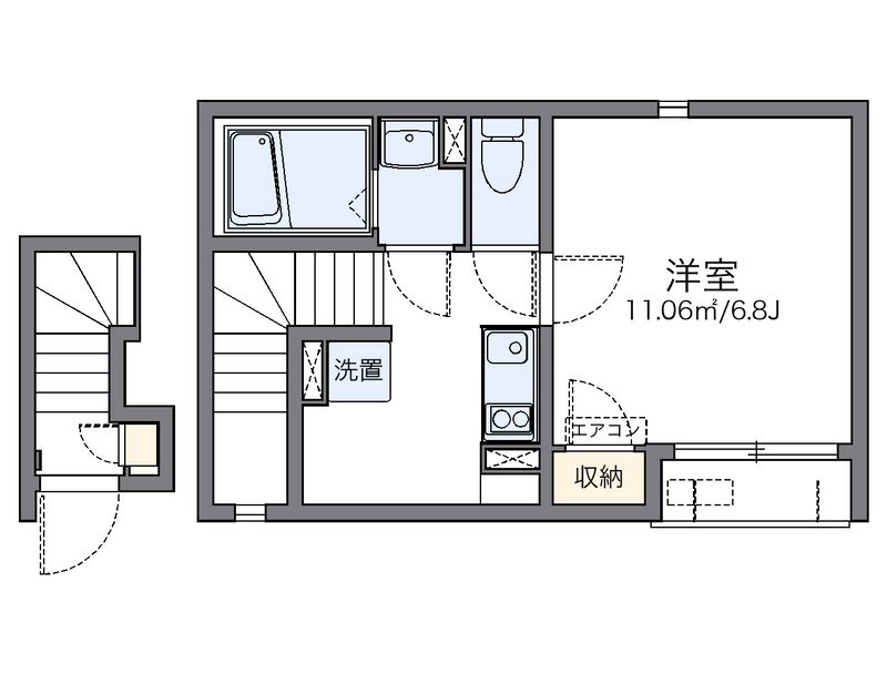 レオネクストエストⅢ 間取図