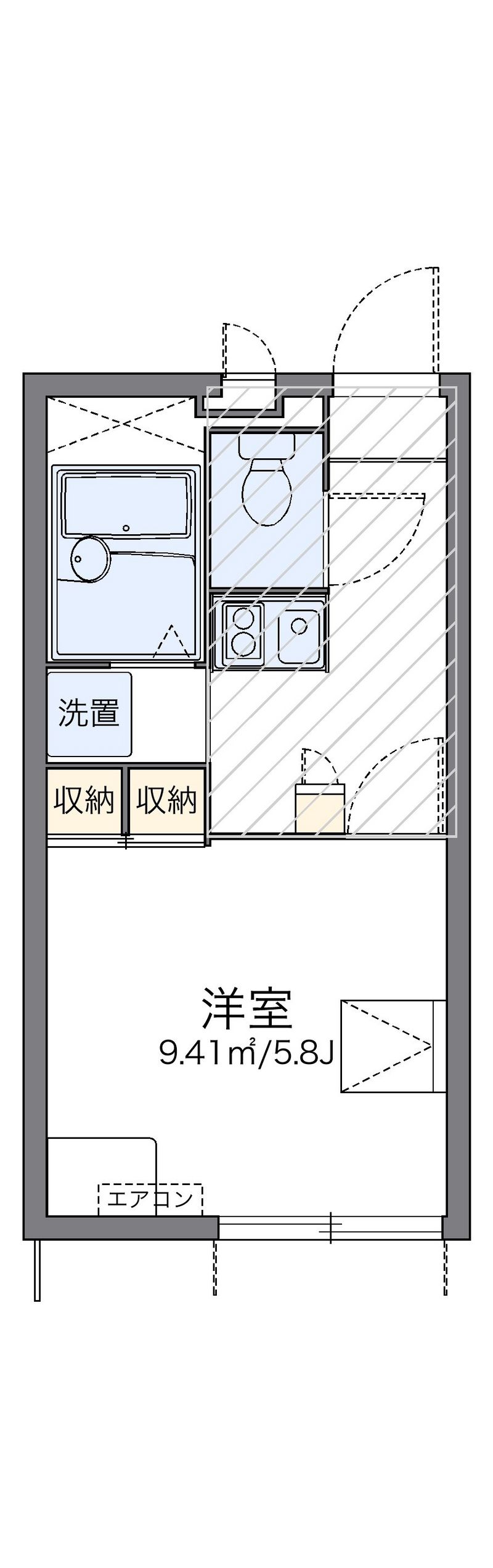 leopalace Wakaba Floor plan